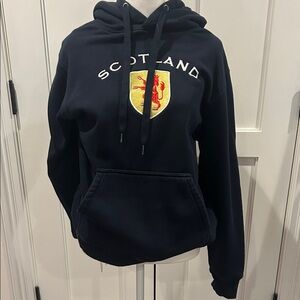 Crown and Crest Blue Scotland Hoodie